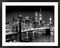 Framed Art Brooklyn Bridge by Henri Silberman - Iconic New York City